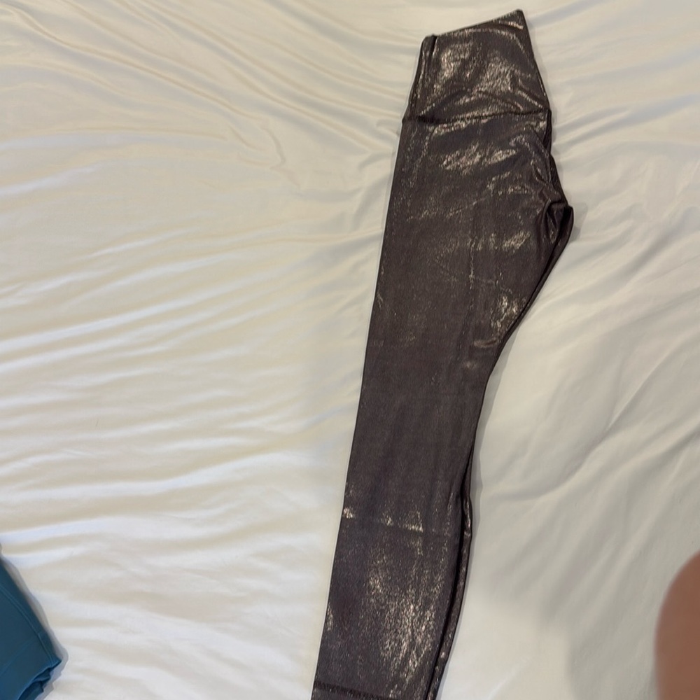 Lululemon Leggings Align High Rise Pant 25” Foil Shine Party